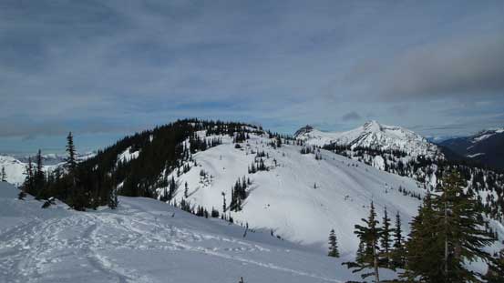 The true summit from the false summit