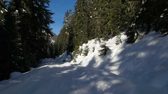 Plodding up Smithbrook Road