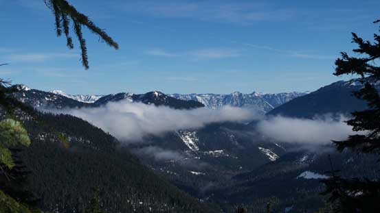 Cresting the SE Ridge, looking over the other side