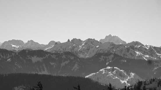 The mighty Mt. Stuart pokes behind from south-east. It's one of the fifty classics