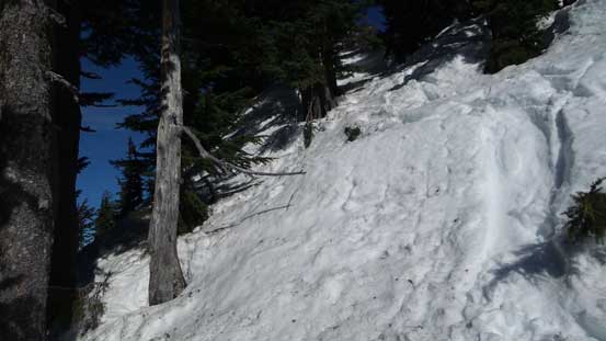 It's steep at places