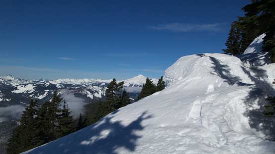 Following the ridge crest up