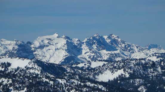 Kyes Peak and Cadet Peak in the very isolated Monte Cristo Group