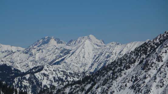 Seven Fingered Jack and Mt. Maude - two of the 9,000ers that make up the Entiat Cirque