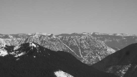 Peaks on the east side of Cascade Mountains aren't nearly as inspiring..