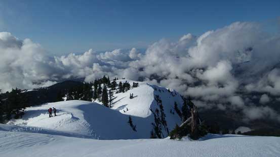 A view from the summit of the 2nd ("Tim Jones") Peak