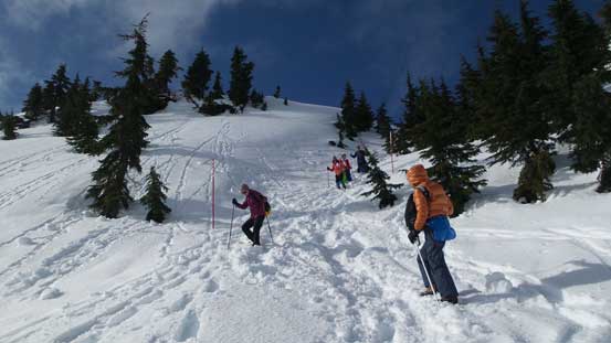 Lots and lots of people on the trail