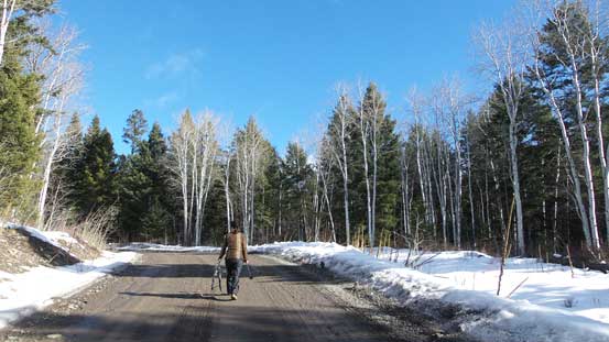 The typical plod along Comstock Road