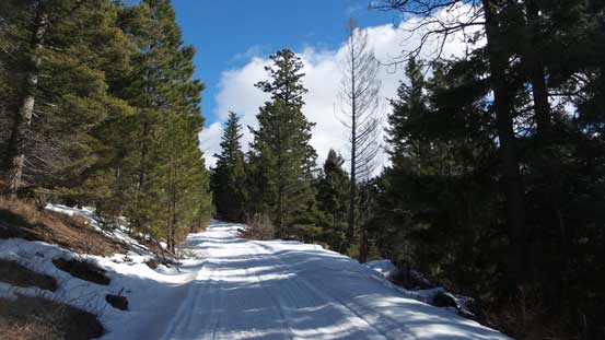 The typical plod along Iron Mountain Road
