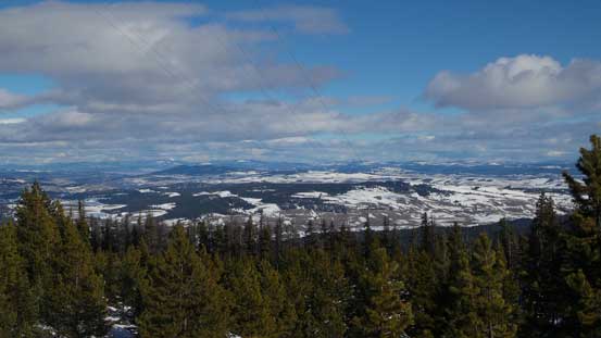 The typical view looking towards the interior plateau