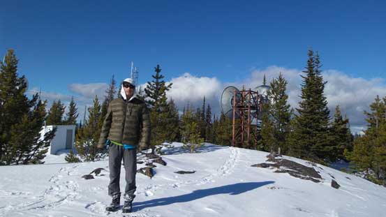 Me on the summit of Iron Mountain