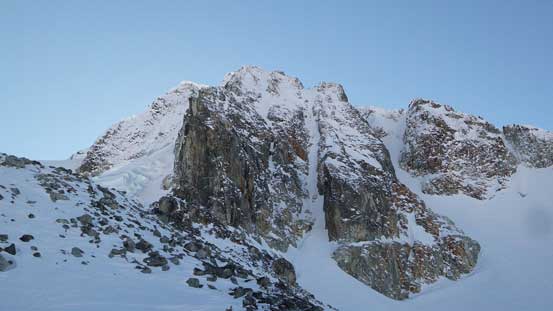 Wedge Mountain is such a gigantic mass of rock, ice and snow.
