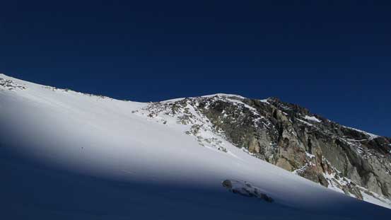 Looking at the initial slope that I was going to ascend