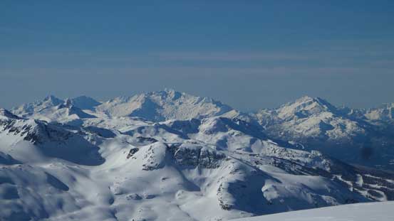 Alpha - Serratus - Tantalus - Pelion/Ossa on the rugged Tantalus Range