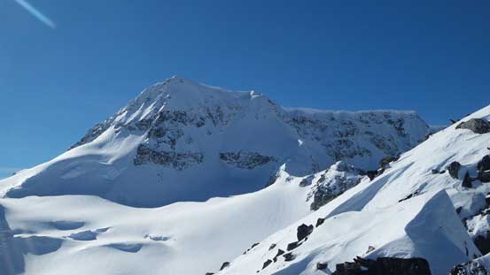 My objective from the lower NE Arete