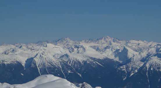 Petlushkwohap Mountain and Skihist Mountain on the horizon