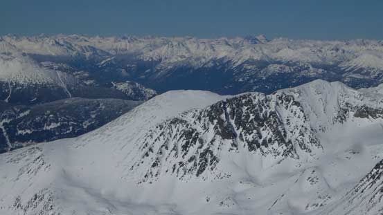 Looking over Mt. Cook in the foreground