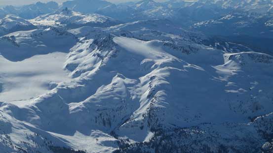 Phalanx Mountain in the foreground