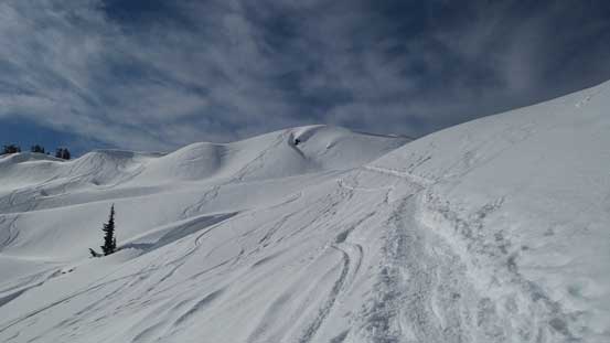 Gaining height towards the Artist Point