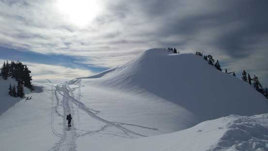 The summit block of Huntoon Point