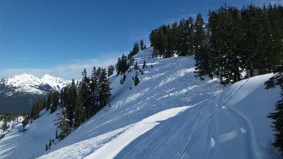 The typical plod up Panorama Dome