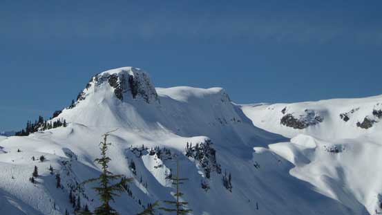 The impressive buttress on Table Mountain