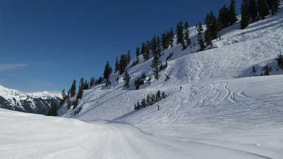 One last view before merging to the ski-out