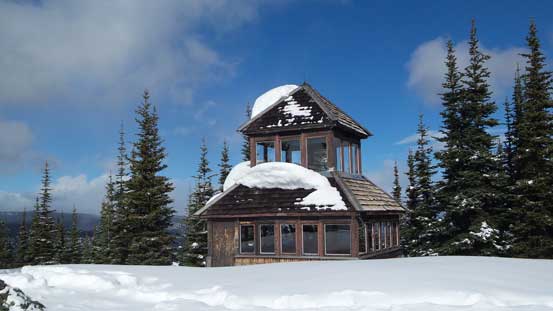 Finally arriving at the fire lookout