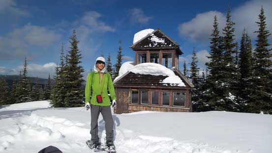 Me on the false summit (the fire lookout)