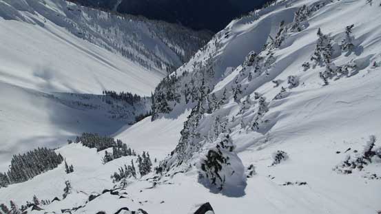 The pinnacle is somewhat exposed