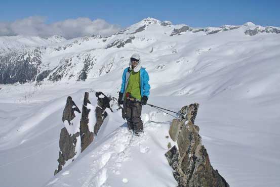 Me on the summit of Deception Peak. Photo by Alex.