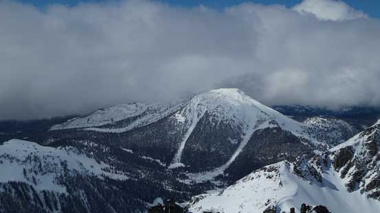Some weather was moving in. This is looking towards Mt. Price