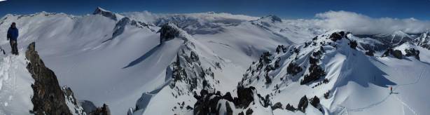 Summit Panorama from Deception Peak. Click to view large size.