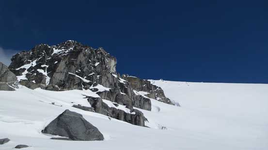 The big slope from Sphinx Pass. It's much longer than appeared.