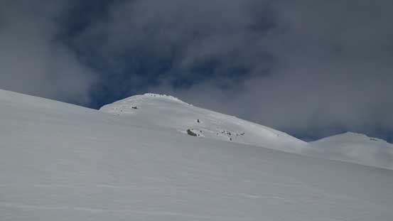 The upper slope was also very foreshortening.