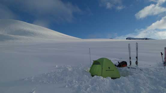 My tent on Sentinel Glacier