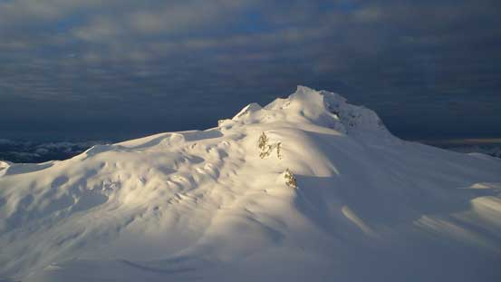 One last view of Mt. Garibaldi massif along with Warren Glacier