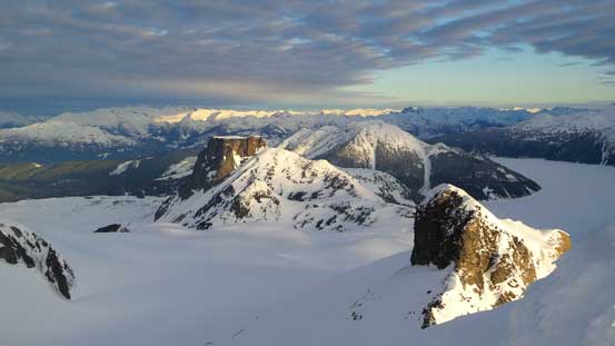 The Table in the foreground