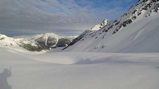 Passing a massive crevasse
