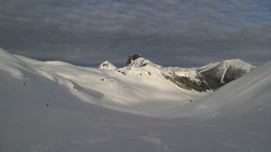 The lower Sentinel Glacier down from our camp