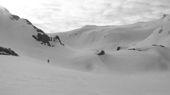 The exit of Sentinel Glacier into Sentinel Bay