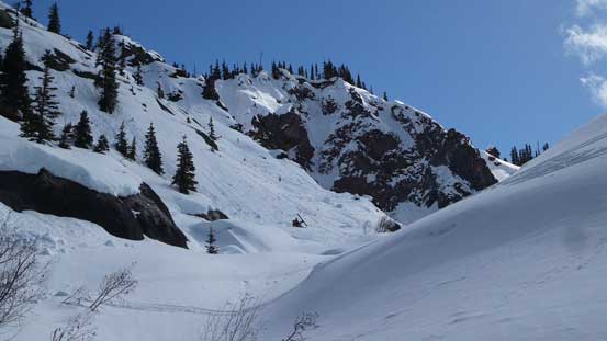 Not the easiest skiing for sure...