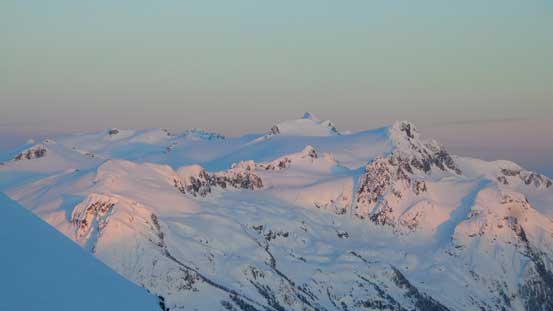 Evening glow on Mamquam Mountain