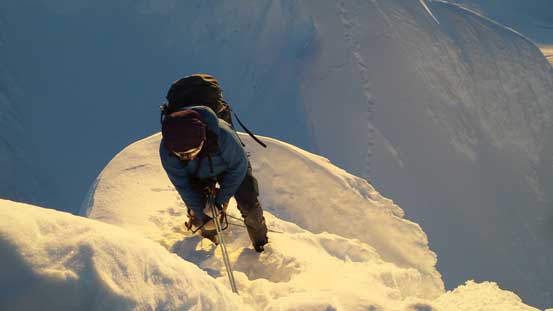 Alex ready to rappel 