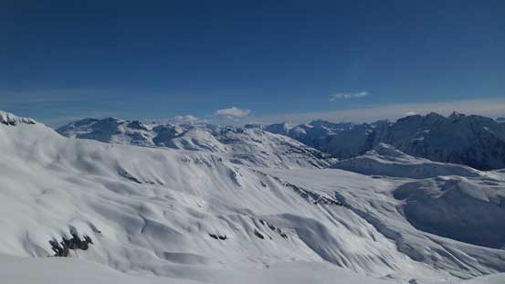 Looking across to the Garibaldi Neve