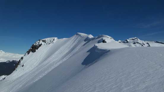 Now the route joins the south ridge