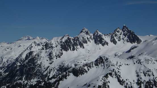 Darling Peak and its sub-towers