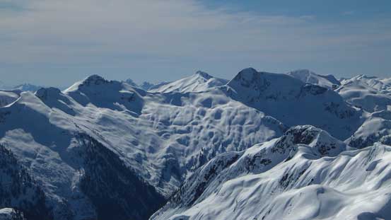 Pinecone Peak et al. looking south