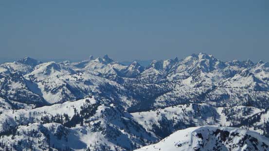 The Lions and Brunswick Mountain along HSCT
