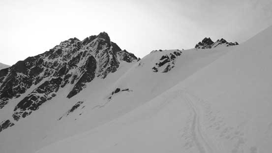 A typical view of the plod up White Salmon